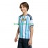 WK 2026 Argentinië Thuis Tenue Kinder Voetbalshirts Korte Mouwen