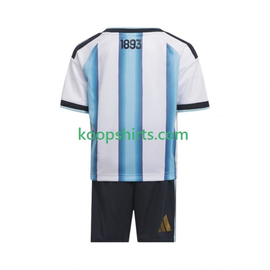 WK 2026 Argentinië Thuis Tenue Kinder Voetbalshirts Korte Mouwen