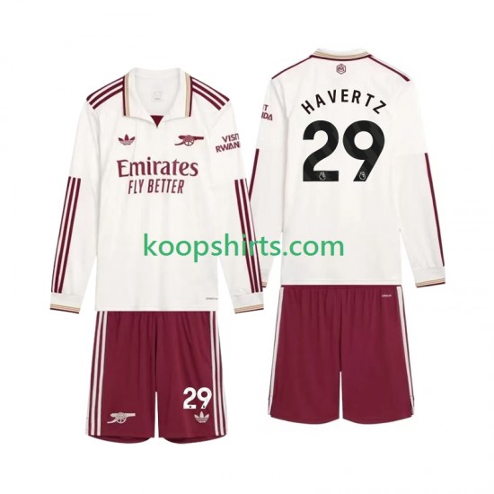 Arsenal Derde Tenue Kinder Voetbalshirts Havertz 29 2025-2026 Lange Mouwen