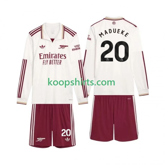 Arsenal Derde Tenue Kinder Voetbalshirts Madueke 20 2025-2026 Lange Mouwen