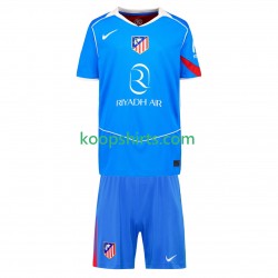 Atlético Madrid Derde Tenue Kinder Voetbalshirts 2025-2026 Korte Mouwen