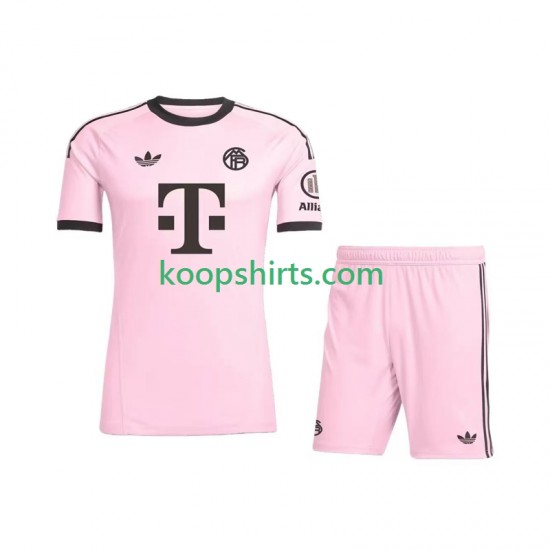 FC Bayern München Doelman Derde Tenue Kinder Voetbalshirts UCL 2025-2026 Korte Mouwen