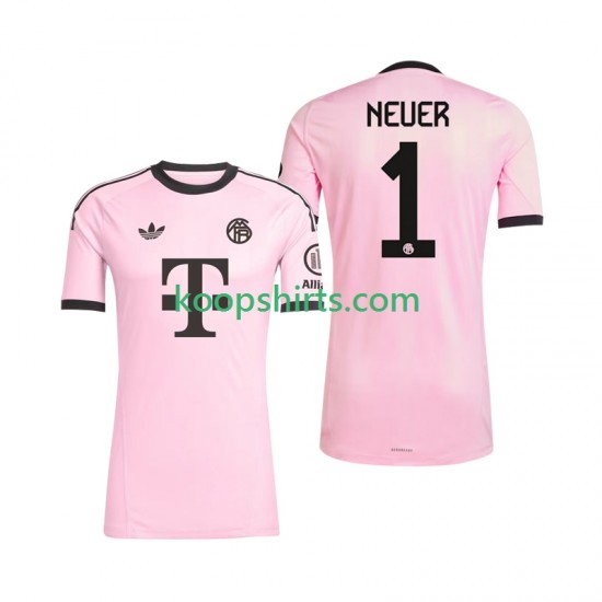 FC Bayern München Doelman Derde Tenue Heren Voetbalshirts Manuel Neuer 1 UCL 2025-2026 Korte Mouwen
