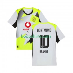 Borussia Dortmund Uit Tenue Heren Voetbalshirts Julian Brandt 10 2025-2026 Korte Mouwen