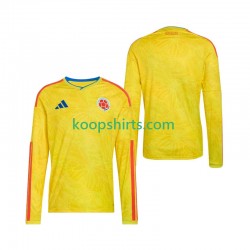 WK 2026 Colombia Thuis Tenue Heren Voetbalshirts Lange Mouwen