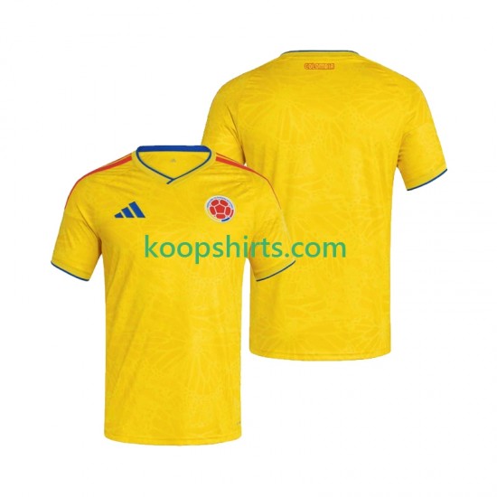WK 2026 Colombia Thuis Tenue Heren Voetbalshirts Korte Mouwen