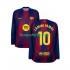 FC Barcelona Thuis Tenue Heren Voetbalshirts Lamine Yamal 10 2025-2026 Lange Mouwen