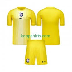Frankrijk Doelman Thuis Tenue Kinder Voetbalshirts 2025 Korte Mouwen