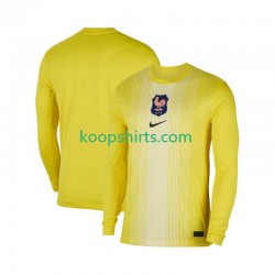 Frankrijk Doelman Thuis Tenue Heren Voetbalshirts 2025 Lange Mouwen