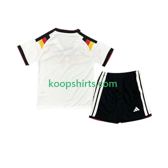 WK 2026 Duitsland Thuis Tenue Kinder Voetbalshirts Korte Mouwen