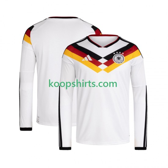 WK 2026 Duitsland Thuis Tenue Heren Voetbalshirts Lange Mouwen