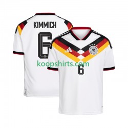 WK 2026 Duitsland Thuis Tenue Heren Voetbalshirts Joshua Kimmich 6 Korte Mouwen