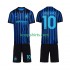 Inter Milan Thuis Tenue Kinder Voetbalshirts Lautaro Martinez 10 2025-2026 Korte Mouwen