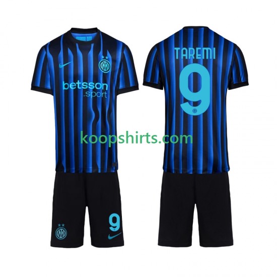 Inter Milan Thuis Tenue Kinder Voetbalshirts Marcus Thuram 9 2025-2026 Korte Mouwen