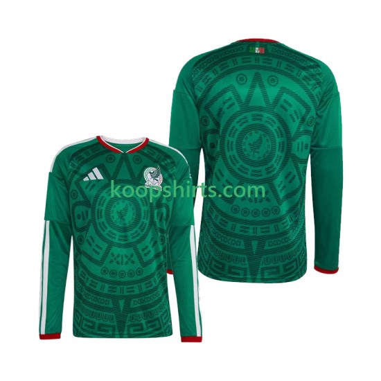 WK 2026 Mexico Thuis Tenue Heren Voetbalshirts Lange Mouwen