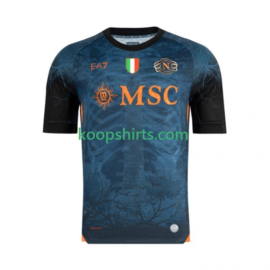 Napoli Thuis Tenue Heren Voetbalshirts Halloween 2025-2026 Korte Mouwen