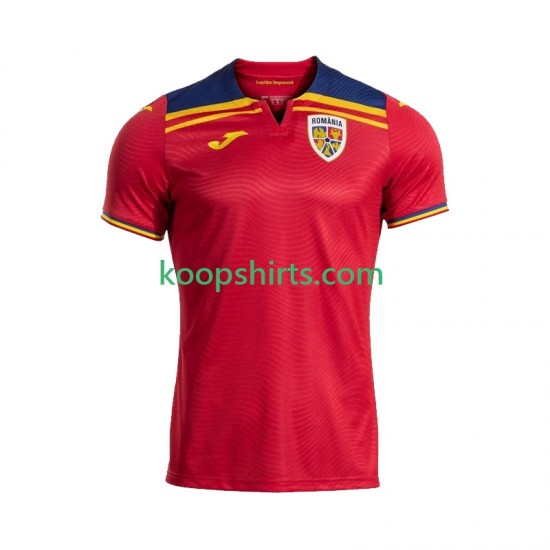 Roemenië Uit Tenue Heren Voetbalshirts 2025 Korte Mouwen