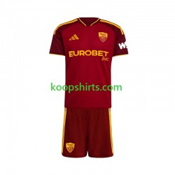 AS Roma Thuis Tenue Kinder Voetbalshirts 2026-2027 Korte Mouwen