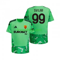 AS Roma Doelman Thuis Tenue Heren Voetbalshirts Mile Svilar 99 2026-2027 Korte Mouwen