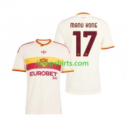 AS Roma Uit Tenue Heren Voetbalshirts Manu Kone 17 2026-2027 Korte Mouwen