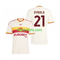 AS Roma Uit Tenue Heren Voetbalshirts Paulo Dybala 21 2026-2027 Korte Mouwen