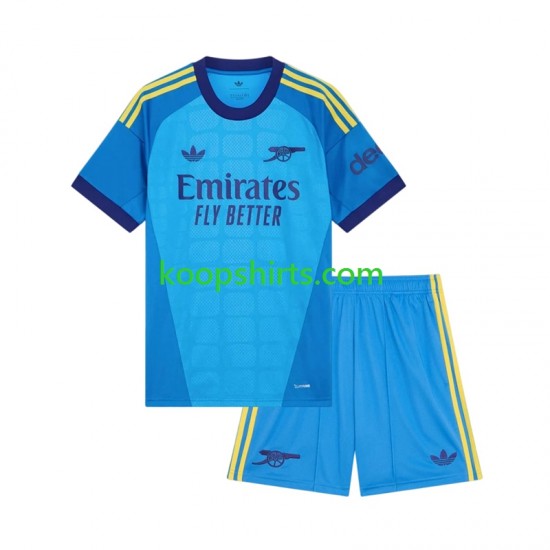 Arsenal Doelman Uit Tenue Kinder Voetbalshirts 2026-2027 Korte Mouwen