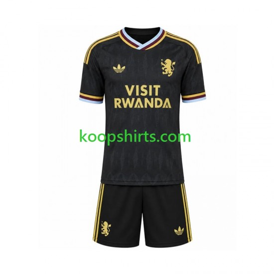 Aston Villa Uit Tenue Kinder Voetbalshirts 2026-2027 Korte Mouwen