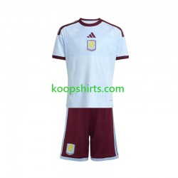 Aston Villa Derde Tenue Kinder Voetbalshirts 2026-2027 Korte Mouwen