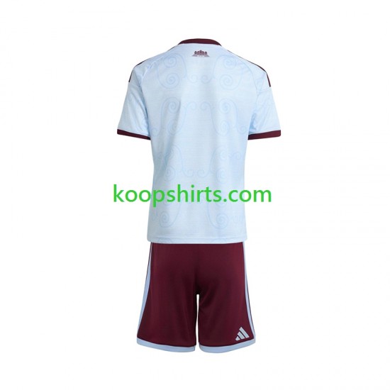 Aston Villa Derde Tenue Kinder Voetbalshirts 2026-2027 Korte Mouwen
