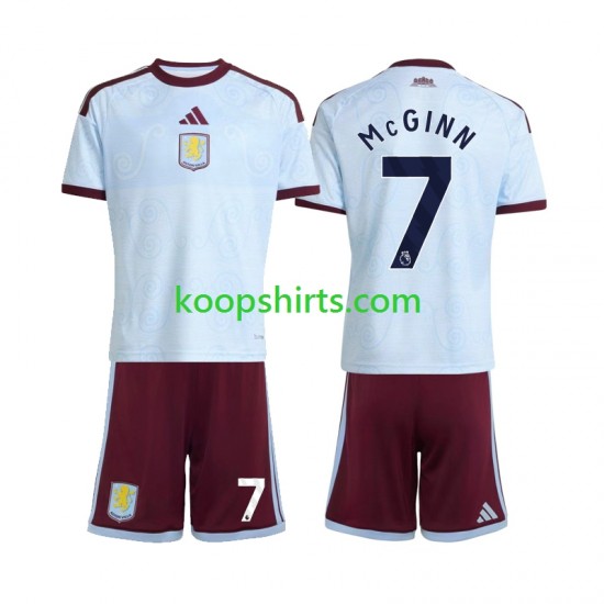 Aston Villa Derde Tenue Kinder Voetbalshirts John McGinn 7 2026-2027 Korte Mouwen