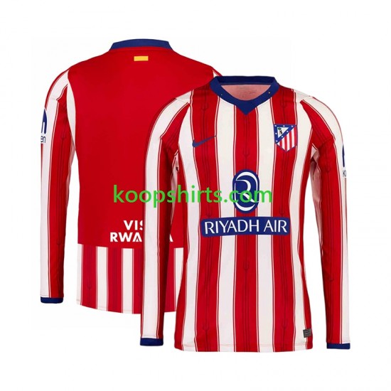 Atlético Madrid Thuis Tenue Heren Voetbalshirts 2026-2027 Lange Mouwen