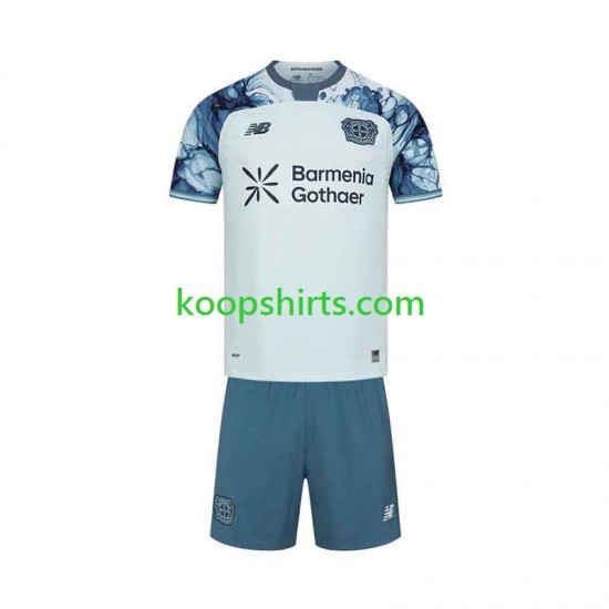 Bayer 04 Leverkusen Uit Tenue Kinder Voetbalshirts 2026-2027 Korte Mouwen