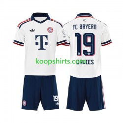 FC Bayern München Uit Tenue Kinder Voetbalshirts Alphonso Davies 19 2026-2027 Korte Mouwen