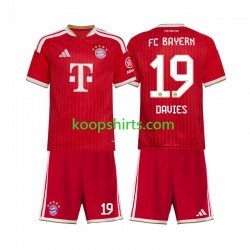 FC Bayern München Thuis Tenue Kinder Voetbalshirts Alphonso Davies 19 2026-2027 Korte Mouwen