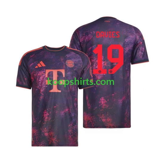 FC Bayern München Derde Tenue Heren Voetbalshirts Alphonso Davies 19 2026-2027 Korte Mouwen