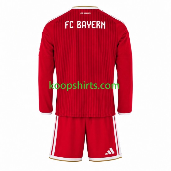 FC Bayern München Thuis Tenue Kinder Voetbalshirts 2026-2027 Lange Mouwen