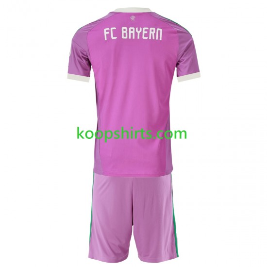 FC Bayern München Doelman Derde Tenue Kinder Voetbalshirts 2026-2027 Korte Mouwen