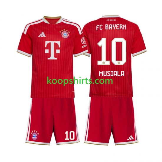 FC Bayern München Thuis Tenue Kinder Voetbalshirts Jamal Musiala 10 2026-2027 Korte Mouwen