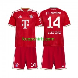 FC Bayern München Thuis Tenue Kinder Voetbalshirts Luis Diaz 14 2026-2027 Korte Mouwen