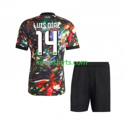 FC Bayern München Thuis Tenue Kinder Voetbalshirts Luis Diaz 14 Oktoberfest 2026-2027 Korte Mouwen