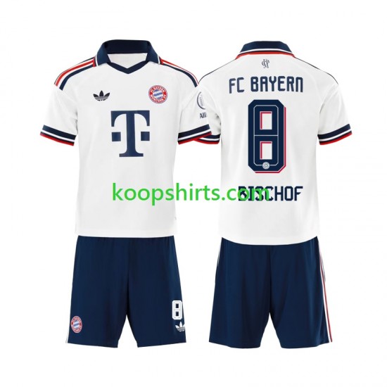 FC Bayern München Uit Tenue Kinder Voetbalshirts Tom Bischof 8 2026-2027 Korte Mouwen