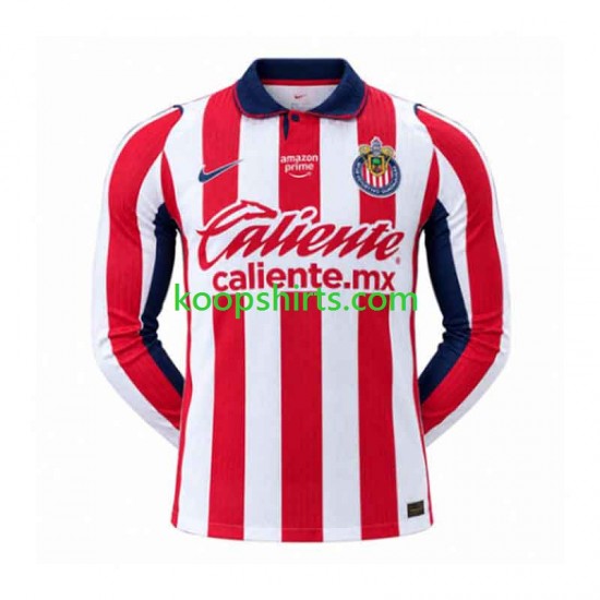 CD Guadalajara Thuis Tenue Heren Voetbalshirts 2026-2027 Lange Mouwen