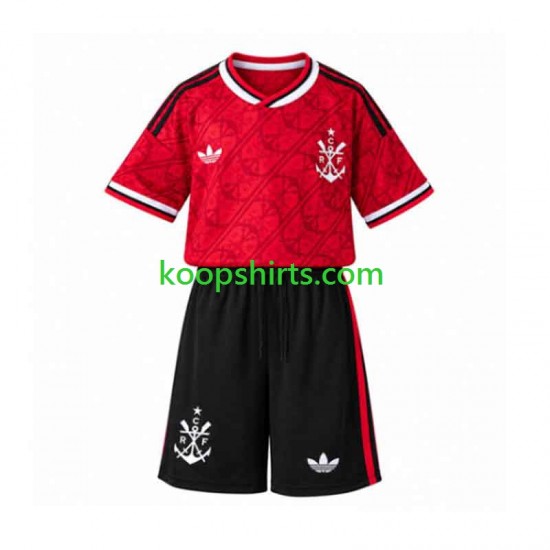 CR Flamengo Derde Tenue Kinder Voetbalshirts 2026-2027 Korte Mouwen