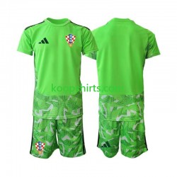 Kroatië Doelman Thuis Tenue Kinder Voetbalshirts 2026-2027 Korte Mouwen