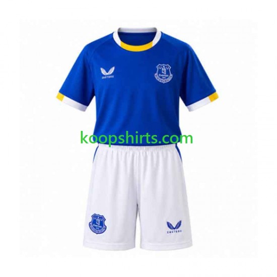 Everton Thuis Tenue Kinder Voetbalshirts 2026-2027 Korte Mouwen
