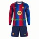 FC Barcelona Thuis Tenue Kinder Voetbalshirts 2026-2027 Lange Mouwen