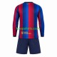 FC Barcelona Thuis Tenue Kinder Voetbalshirts 2026-2027 Lange Mouwen