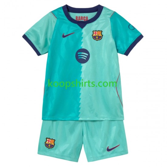FC Barcelona Derde Tenue Kinder Voetbalshirts 2026-2027 Korte Mouwen