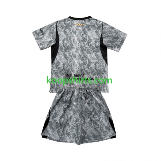 FC Barcelona Doelman Uit Tenue Kinder Voetbalshirts 2026-2027 Korte Mouwen