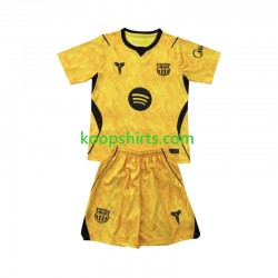 FC Barcelona Doelman Vierde Tenue Kinder Voetbalshirts 2026-2027 Korte Mouwen